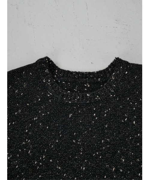 TRUNC(トランクエイティーエイト)の「Glitter Nep Cropped Pullover(ニット/セーター・レディース・ブラック/アイボリー・FREE)」の18枚目の写真