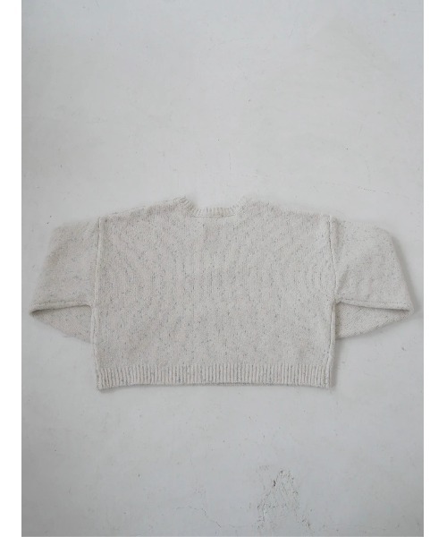 TRUNC(トランクエイティーエイト)の「Glitter Nep Cropped Pullover(ニット/セーター・レディース・ブラック/アイボリー・FREE)」の22枚目の写真