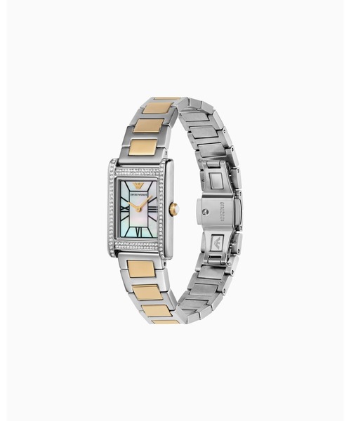 EMPORIO ARMANI(エンポリオアルマーニ)の「【エンポリオ アルマーニ】2針ウォッチ ツートンステンレススチール(アナログ腕時計・レディース・その他1・FREE)」の2枚目の写真