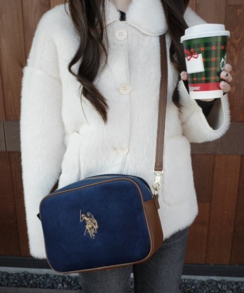 U.S. POLO ASSN.】 ユーエスポロアッスン コーデュロイ クロス