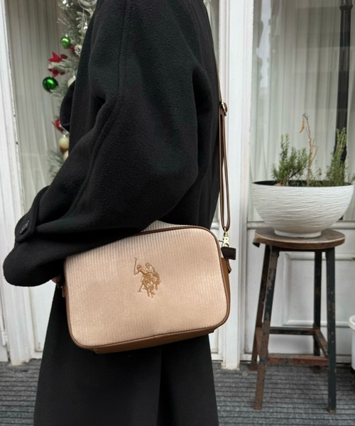 U.S. POLO ASSN.】 ユーエスポロアッスン コーデュロイ クロスボディ