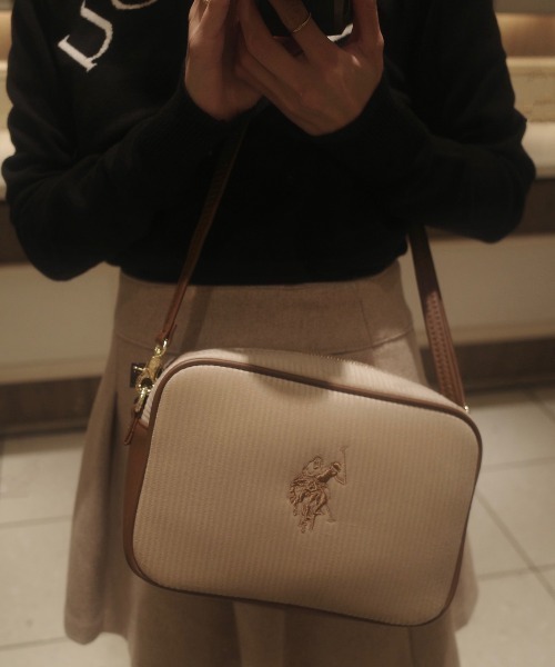 U.S. POLO ASSN.】 ユーエスポロアッスン コーデュロイ クロスボディ