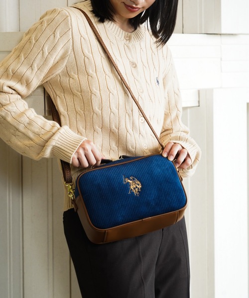 U.S. POLO ASSN.】 ユーエスポロアッスン コーデュロイ クロスボディ