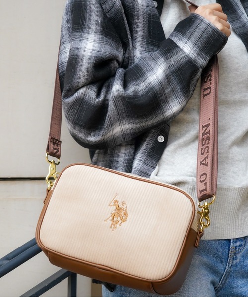 U.S. POLO ASSN.】 ユーエスポロアッスン コーデュロイ クロスボディ