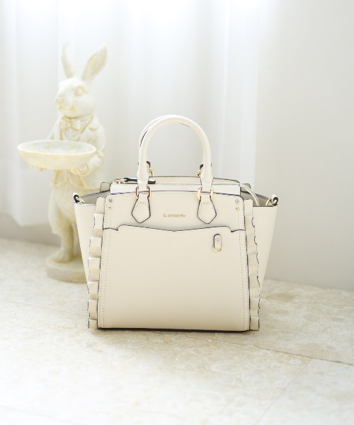 & chouette(アンドシュエット)の「《推し事バッグ》クリアポケット付きぬいぐるみバッグ(ハンドバッグ・レディース・ラベンダー/ブラック/ライトブルー/ベージュ/ミント/ピンク/ホワイト・FREE)」の18枚目の写真