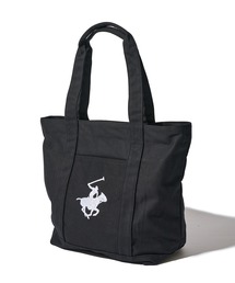 【BEVERLY HILLS POLO CLUB / ビバリーヒルズポロクラブ】16ozキャンバスロゴ刺繍トートバッグ