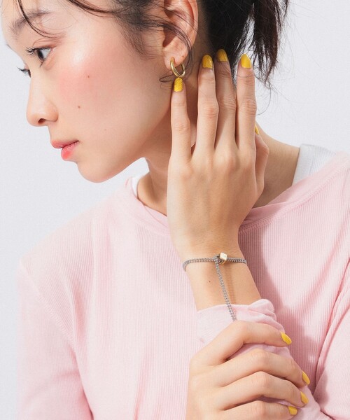 BEAMS BOY（ビームスボーイ）の「2連 ボールチェーン ブレスレット（ブレスレット・レディース・ゴールド/シルバー・ONE SIZE）」の2枚目の写真