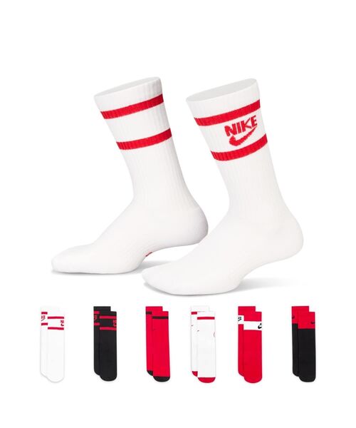 【Nike】エブリデイ プラス CUSHIONED CREW ソックス 6足セット セール】ナイキ エブリデイ キッズ クッションド クルー