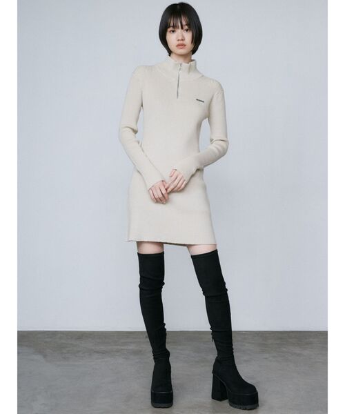 EMODA(エモダ)の「マルチウェイ2ピーズミニワンピース(ワンピース・レディース・グレー/ブラック/ベージュ・FREE)」の18枚目の写真