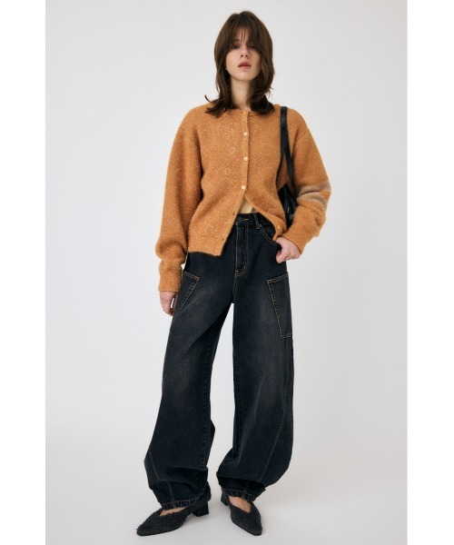 MOUSSY(マウジー)の「GLITTER 2WAY ニットトップス(ニット/セーター・レディース・ベージュ/ホワイト/ブルー・FREE)」の6枚目の写真