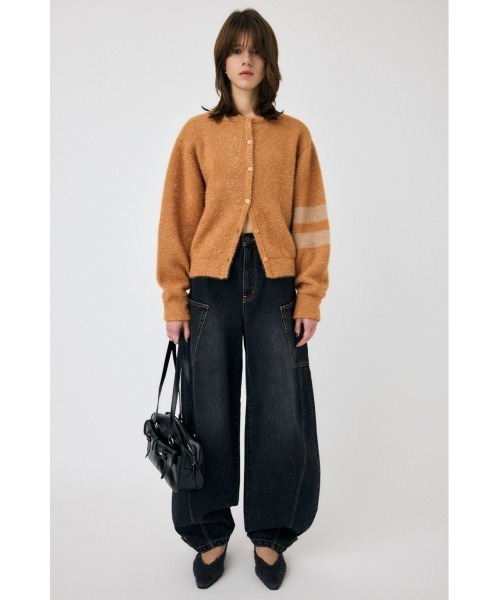 MOUSSY(マウジー)の「GLITTER 2WAY ニットトップス(ニット/セーター・レディース・ベージュ/ホワイト/ブルー・FREE)」の7枚目の写真