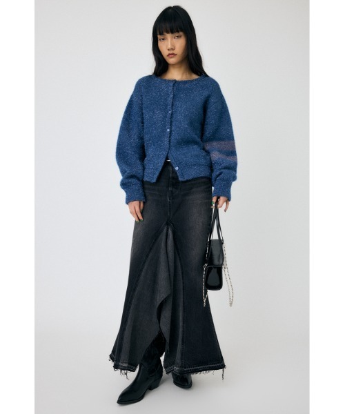 MOUSSY(マウジー)の「GLITTER 2WAY ニットトップス(ニット/セーター・レディース・ベージュ/ホワイト/ブルー・FREE)」の16枚目の写真