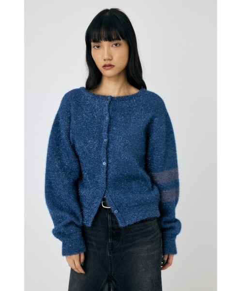 MOUSSY(マウジー)の「GLITTER 2WAY ニットトップス(ニット/セーター・レディース・ベージュ/ホワイト/ブルー・FREE)」の18枚目の写真