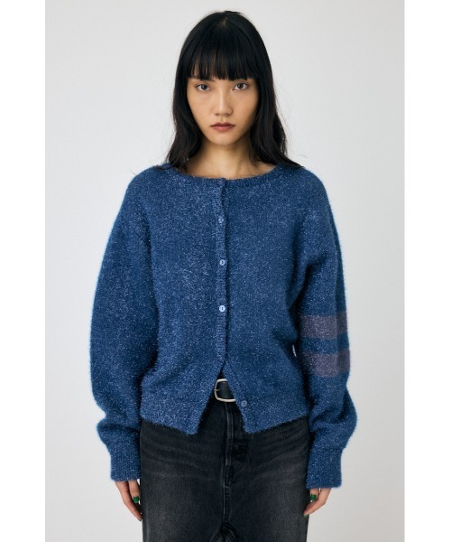 MOUSSY(マウジー)の「GLITTER 2WAY ニットトップス(ニット/セーター・レディース・ベージュ/ホワイト/ブルー・FREE)」の19枚目の写真
