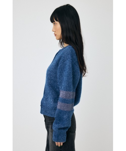 MOUSSY(マウジー)の「GLITTER 2WAY ニットトップス(ニット/セーター・レディース・ベージュ/ホワイト/ブルー・FREE)」の21枚目の写真