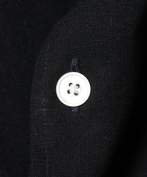 BRILLA per il gusto（ブリッラペルイルグースト）の「リネンコットン オープンカラー ショートスリーブシャツ（シャツ/ブラウス・メンズ・ブラック/ブラウン系その他5/ホワイト/インディゴブルー・S/L/XL/M）」の16枚目の写真