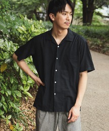 BRILLA per il gusto | リネンコットン オープンカラー ショートスリーブシャツ(シャツ/ブラウス)