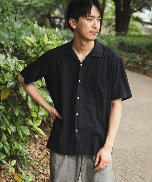 Splendid Layers リネンコットンホワイトシャツ Bricklayer - Gardener Shirts Vol.2 L/S -Linen-