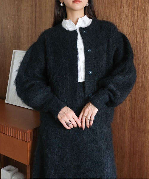 CIEL'AIR（シエルエアー）の「KEGAKI KNIT CARDIGAN (ｹｶﾞｷｶｰﾃﾞ