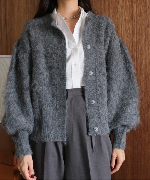 CIEL'AIR（シエルエアー）の「KEGAKI KNIT CARDIGAN (ｹｶﾞｷｶｰﾃﾞ
