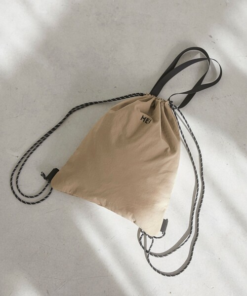 coen（コーエン）の「MEI（メイ）別注 ナイロン2WAYナップサック（バックパック/リュック・メンズ・イエロー/オレンジ/ベージュ/オリーブ/ブラック・FREE）」の3枚目の写真