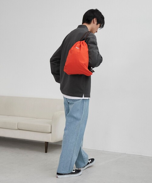 coen（コーエン）の「MEI（メイ）別注 ナイロン2WAYナップサック（バックパック/リュック・メンズ・イエロー/オレンジ/ベージュ/オリーブ/ブラック・FREE）」の7枚目の写真