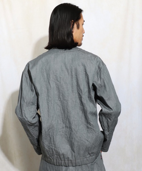 ROTAR(ローター)の「11oz Denim Cardigan(デニムジャケット・メンズ・グレー/インディゴブルー・MEDIUM/LARGE/X-LARGE)」の5枚目の写真