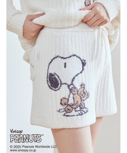 【PEANUTS】SNOOPY×BEAR ジャガードブランケット PEANUTS】SNOOPY×BEAR ジャガードブランケット｜ジェラートピケ