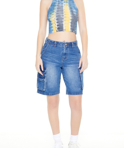 FOREVER 21（フォーエバー トゥエンティーワン）の「タイダイキャミ（キャミソール・レディース・ブルー・MEDIUM/SMALL）」の2枚目の写真