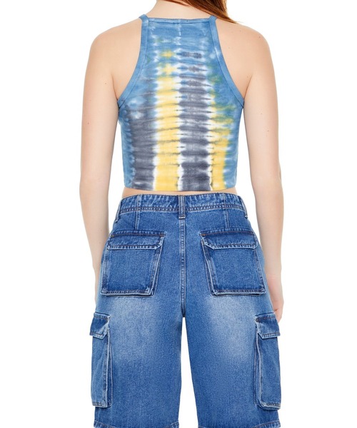 FOREVER 21（フォーエバー トゥエンティーワン）の「タイダイキャミ（キャミソール・レディース・ブルー・MEDIUM/SMALL）」の4枚目の写真