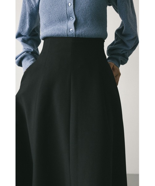 STYLEMIXER（スタイルミキサー）の「ハイウエストフレアスカート（スカート・レディース・アイボリー/ブラック/サックスブルー・SMALL/MEDIUM）」の6枚目の写真