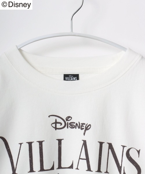 Disney(ディズニー)の「Disney Villains(ディズニーヴィランズ)バンドツアーT風プリントロンT/キャラクター(Tシャツ/カットソー・メンズ・ブラック/オフホワイト・M/L/LL)」の16枚目の写真
