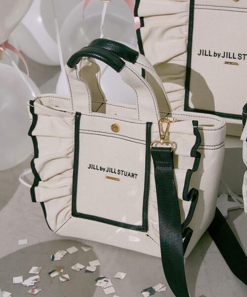 ◇フレームフリルトート小（トートバッグ）｜JILL by JILL STUART（ジルバイジルスチュアート）