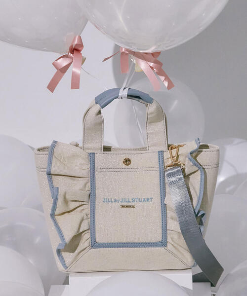 ◇フレームフリルトート小（トートバッグ）｜JILL by JILL STUART（ジルバイジルスチュアート）