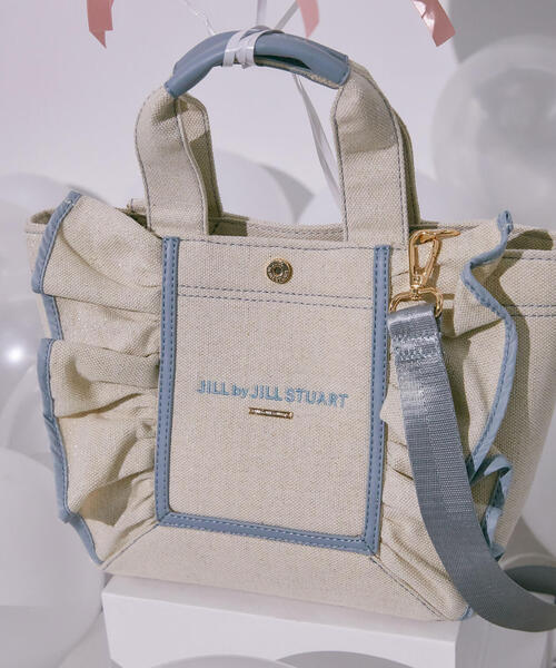 ◇フレームフリルトート小（トートバッグ）｜JILL by JILL STUART（ジルバイジルスチュアート）