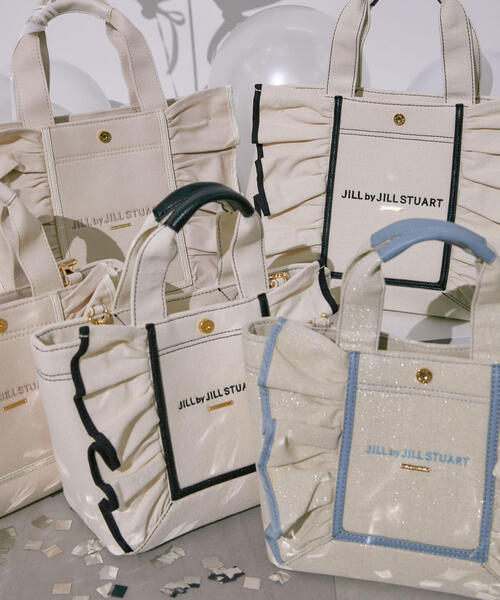 ◇フレームフリルトート小（トートバッグ）｜JILL by JILL STUART（ジルバイジルスチュアート）
