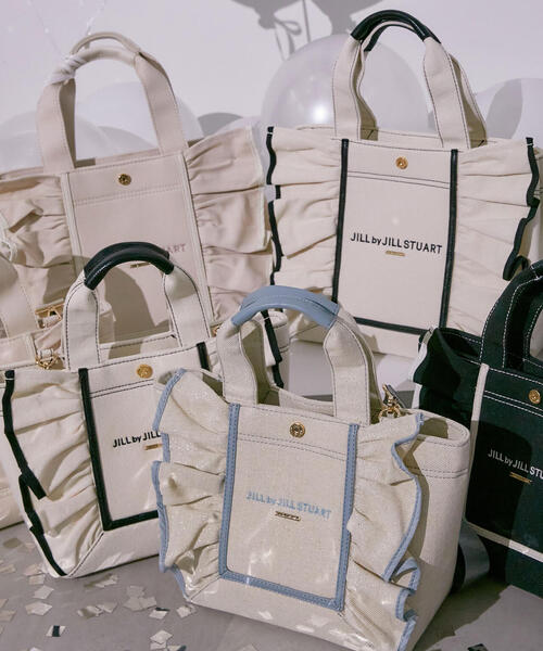 ◇フレームフリルトート小（トートバッグ）｜JILL by JILL STUART（ジルバイジルスチュアート）