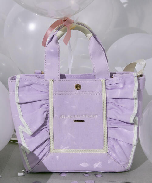 ◇フレームフリルトート小（トートバッグ）｜JILL by JILL STUART（ジルバイジルスチュアート）