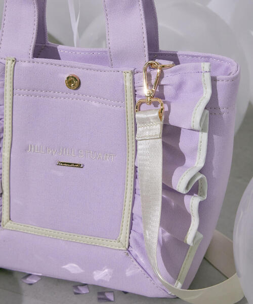 ◇フレームフリルトート小（トートバッグ）｜JILL by JILL STUART（ジルバイジルスチュアート）