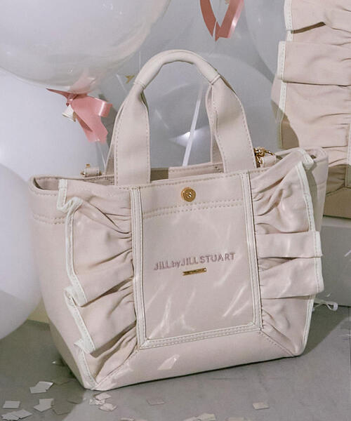 ◇フレームフリルトート小（トートバッグ）｜JILL by JILL STUART（ジルバイジルスチュアート）