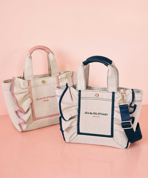 JILL by JILL STUART（ジルバイジルスチュアート）の「◇フレームフリルトート小（トートバッグ・レディース・パープル/ホワイト/ホワイト系その他/ピンク/ブラック/ミント/イエロー/オレンジ/ホワイト系その他3/ホワイト系その他2・FREE）」の14枚目の写真