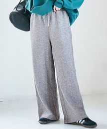 【WEB限定セール】ニットライクワイドパンツ