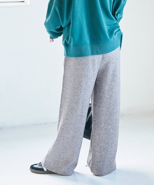 coca(coca)(コカ)の「【WEB限定セール】ニットライクワイドパンツ(その他パンツ・レディース・ベージュ/グレー・L/M)」の8枚目の写真