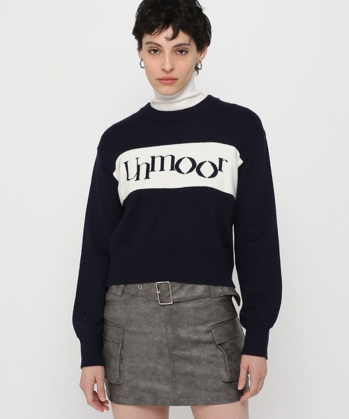 3.3 Field Trip （3.3フィールドトリップ）の「3.3 Field Trip／ラインロゴニットプルオーバー（ニット/セーター・レディース・グレー/アイボリー/ネイビー/レッド・FREE）」の20枚目の写真