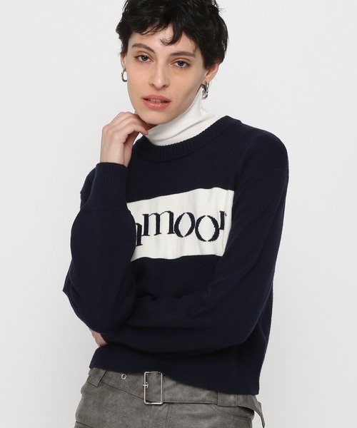 3.3 Field Trip （3.3フィールドトリップ）の「3.3 Field Trip／ラインロゴニットプルオーバー（ニット/セーター・レディース・グレー/アイボリー/ネイビー/レッド・FREE）」の21枚目の写真