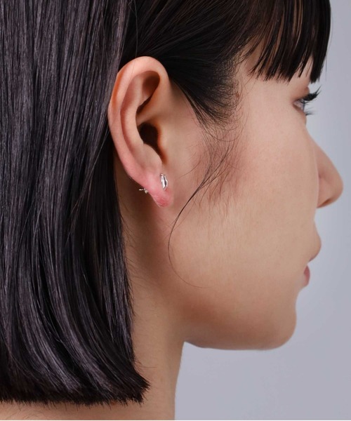 for Gift”スタッズピアス/フラグメントホースシュー/シルバー925