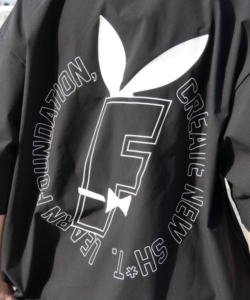 FORGET NEVER（フォーゲットネバー）の「【ムラサキスポーツ限定】FORGET NEVER/フォーゲットネバー 半袖Tシャツ バックプリント 252OO1ST633FN（Tシャツ/カットソー・メンズ・ブラック/シルバーグレー・XL/L/M）」の10枚目の写真