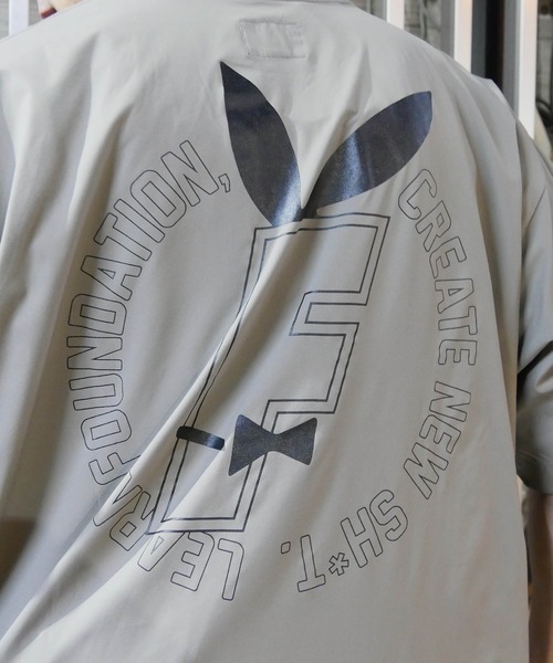 FORGET NEVER（フォーゲットネバー）の「【ムラサキスポーツ限定】FORGET NEVER/フォーゲットネバー 半袖Tシャツ バックプリント 252OO1ST633FN（Tシャツ/カットソー・メンズ・ブラック/シルバーグレー・XL/L/M）」の18枚目の写真