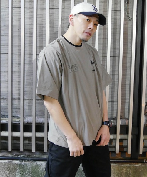 FORGET NEVER（フォーゲットネバー）の「【ムラサキスポーツ限定】FORGET NEVER/フォーゲットネバー 半袖Tシャツ バックプリント 252OO1ST633FN（Tシャツ/カットソー・メンズ・ブラック/シルバーグレー・XL/L/M）」の15枚目の写真