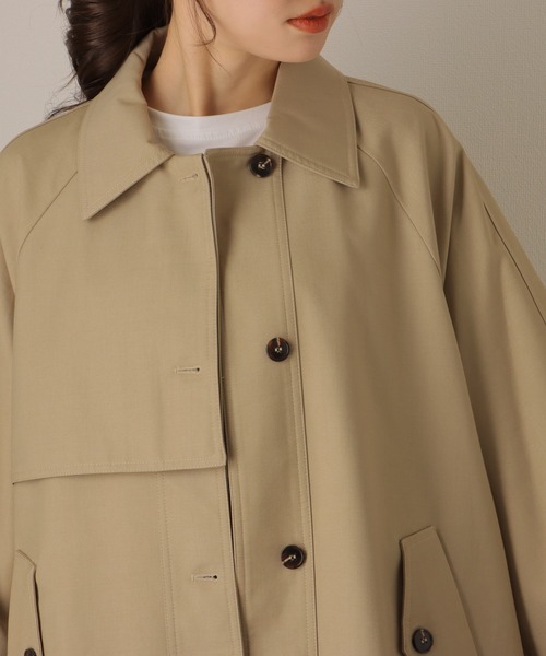 soutien collar middle coat /ラグラン ミドル丈 オーバーサイズ